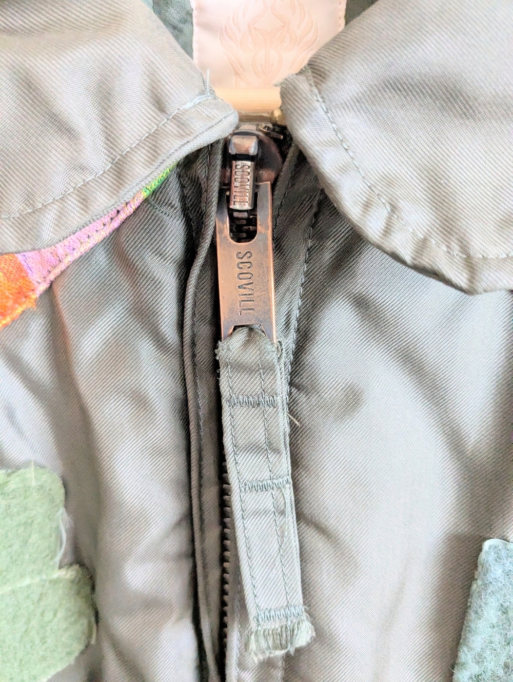Vintage Custom Military-Issue CWU-45/P Flyers Jacket Customized by WE ARE HAH - Picture 9 of 14